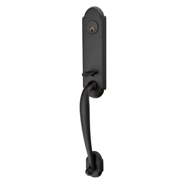 Flat Black Handleset 4323BAUS19RH, EMTEK, Mfr# 4323BAUS19RH